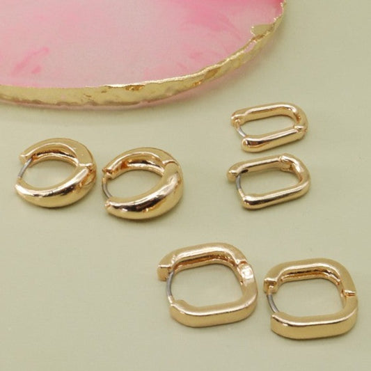 Mini Trio Hoop Earring Set