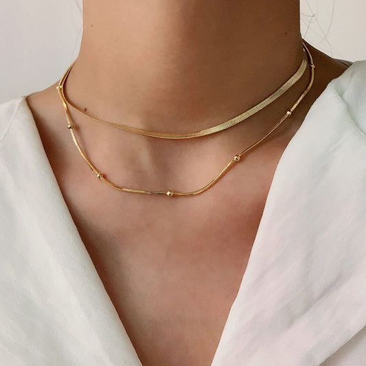 Gold Duo Necklace