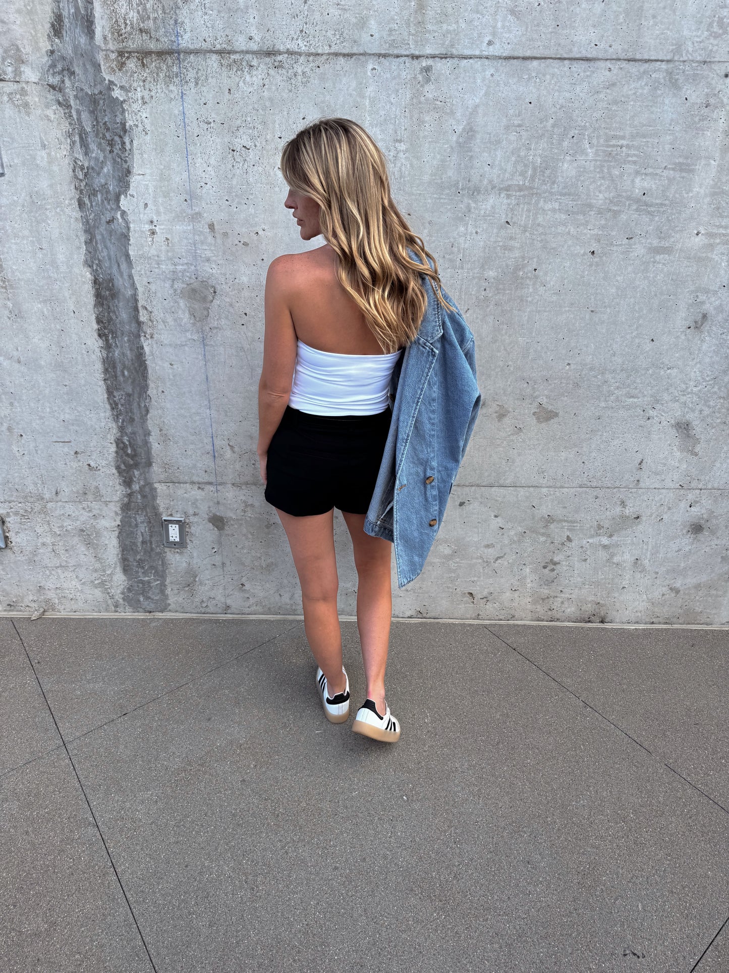 Denim Oversized Blazer