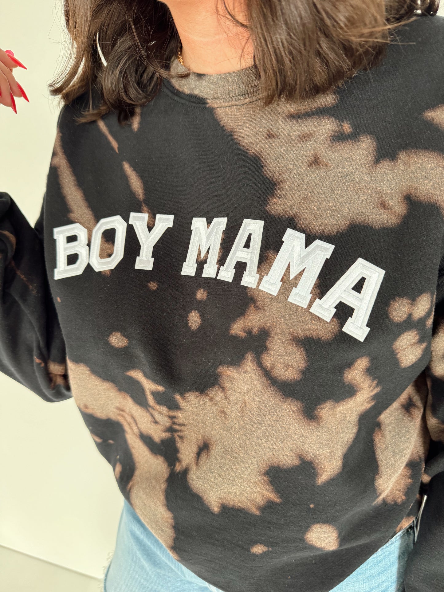 Boy Mama Tie Dye Crewneck