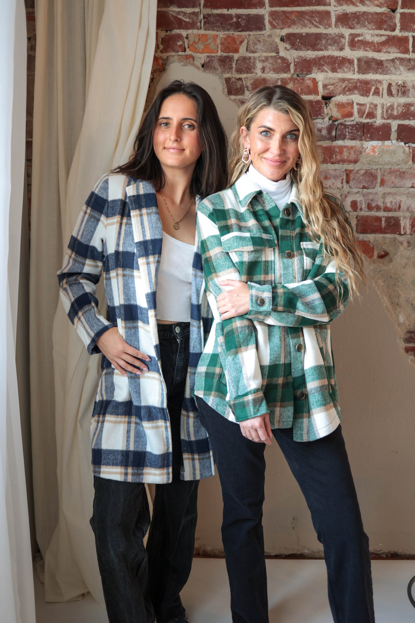 Hunter Green Plaid Shacket