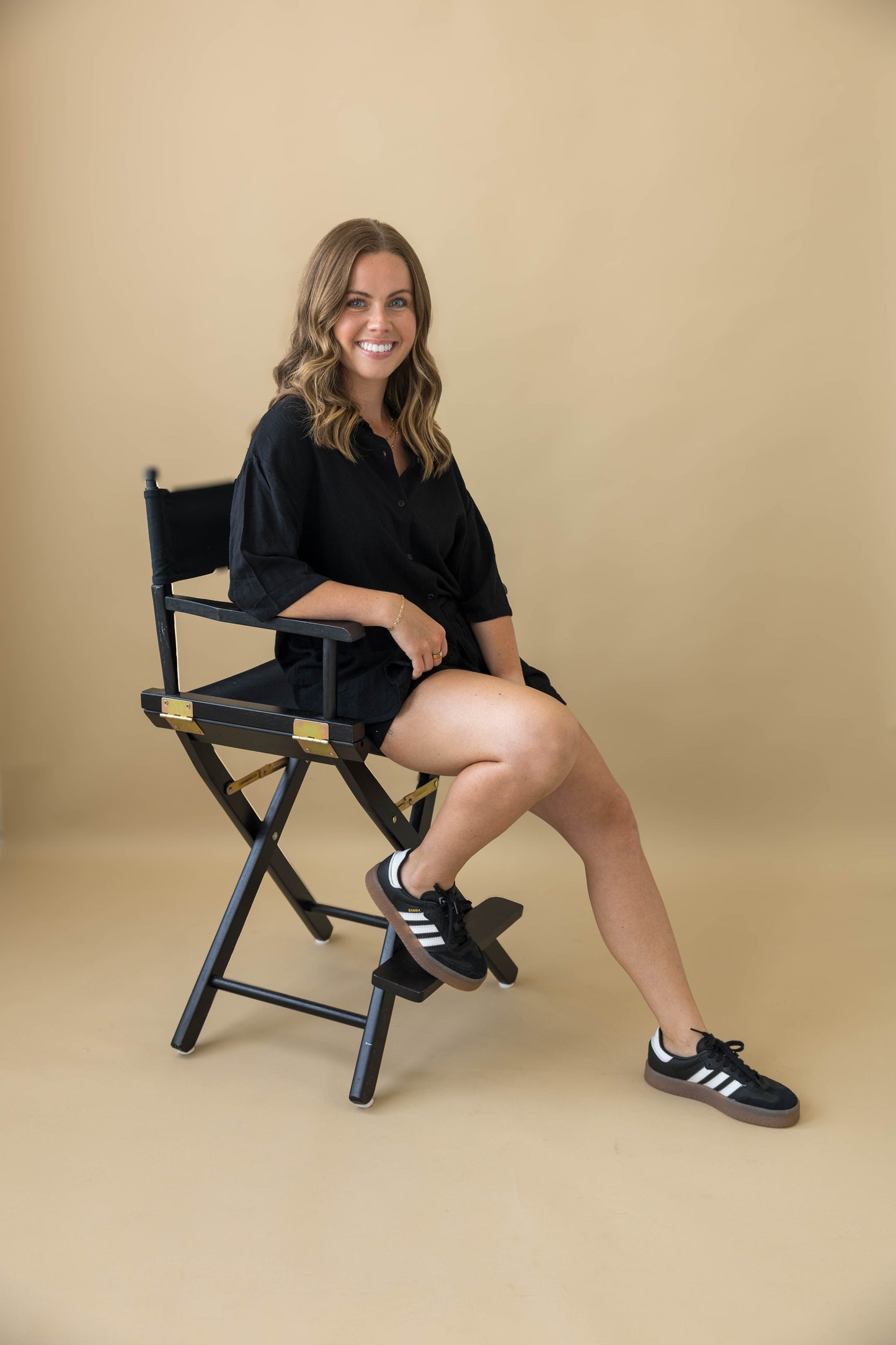 Nola Black Linen Set