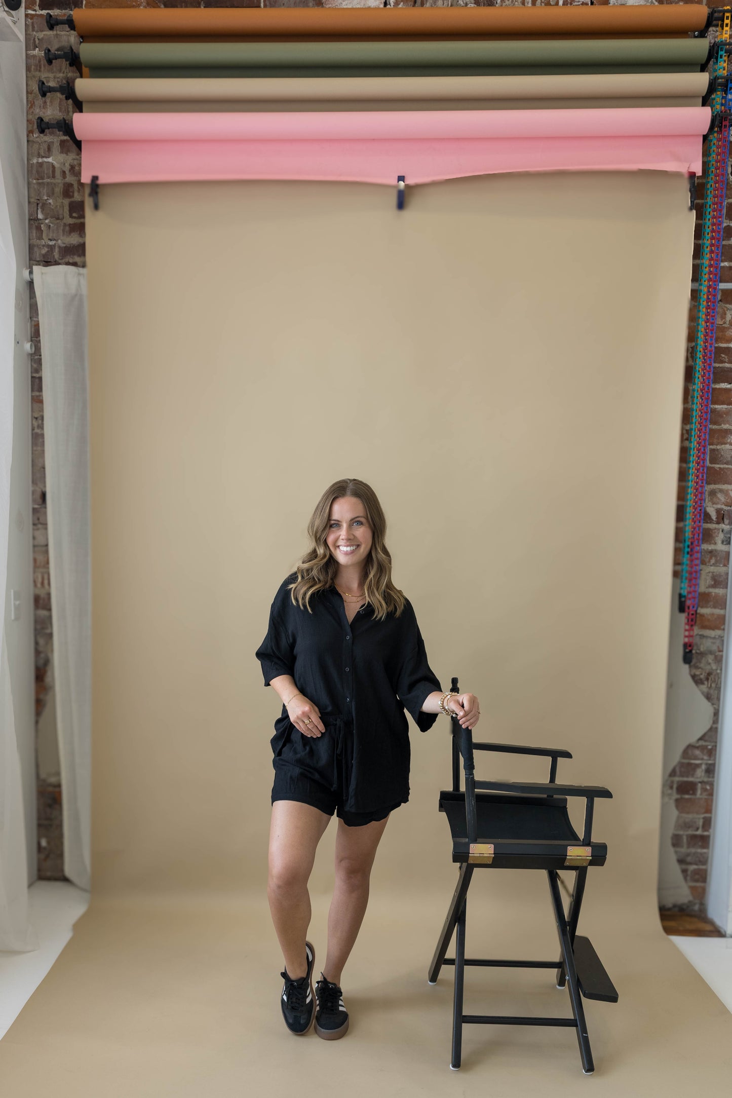 Nola Black Linen Set