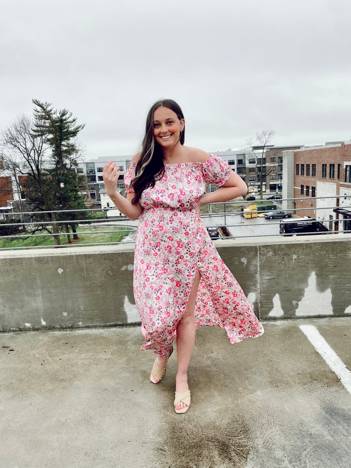 Blossoming Floral Maxi Dress