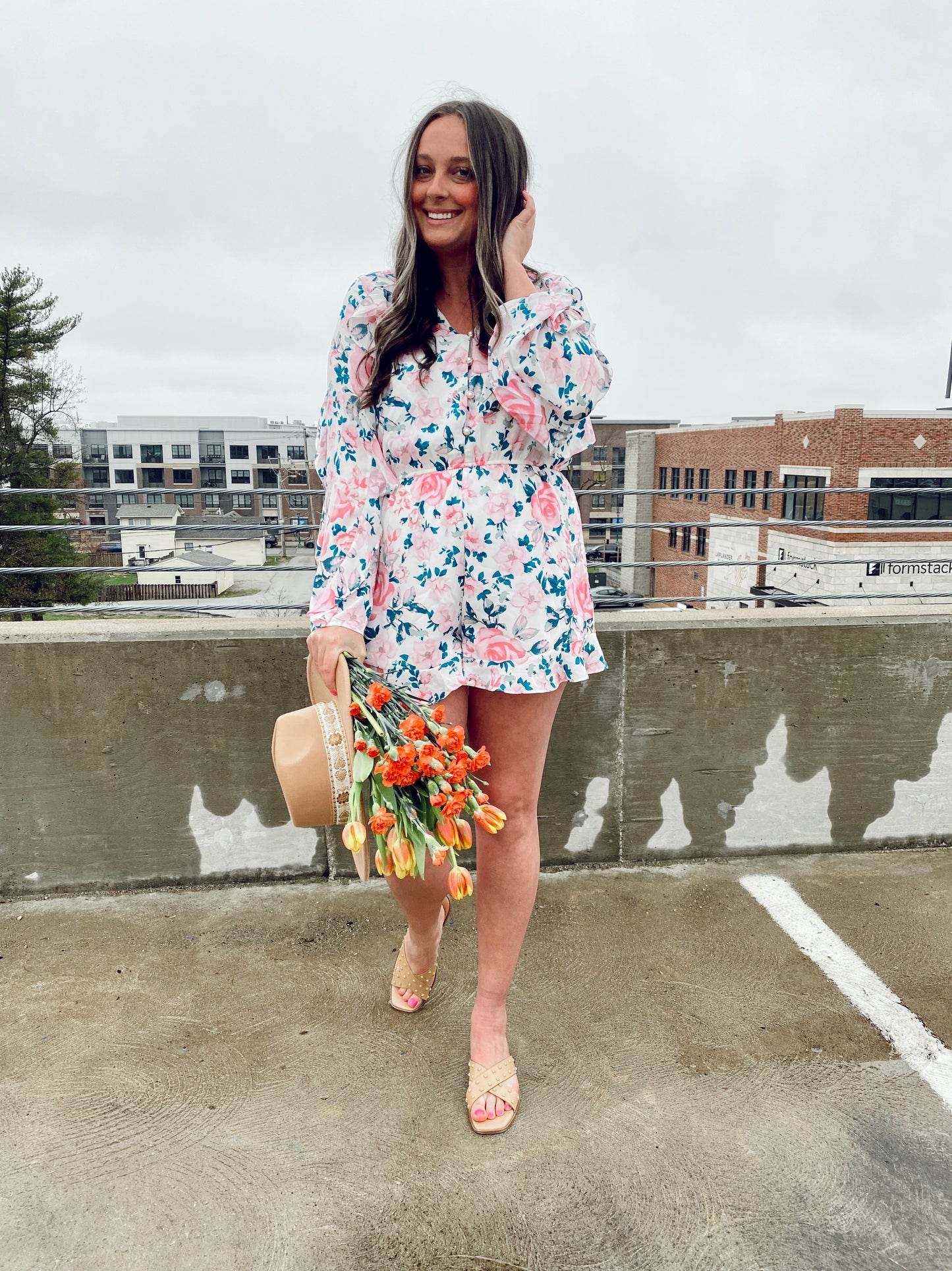 Pastel Floral Romper