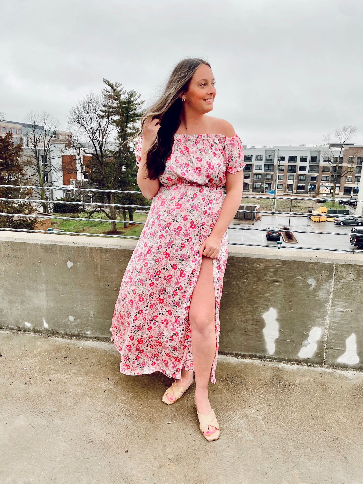 Blossoming Floral Maxi Dress