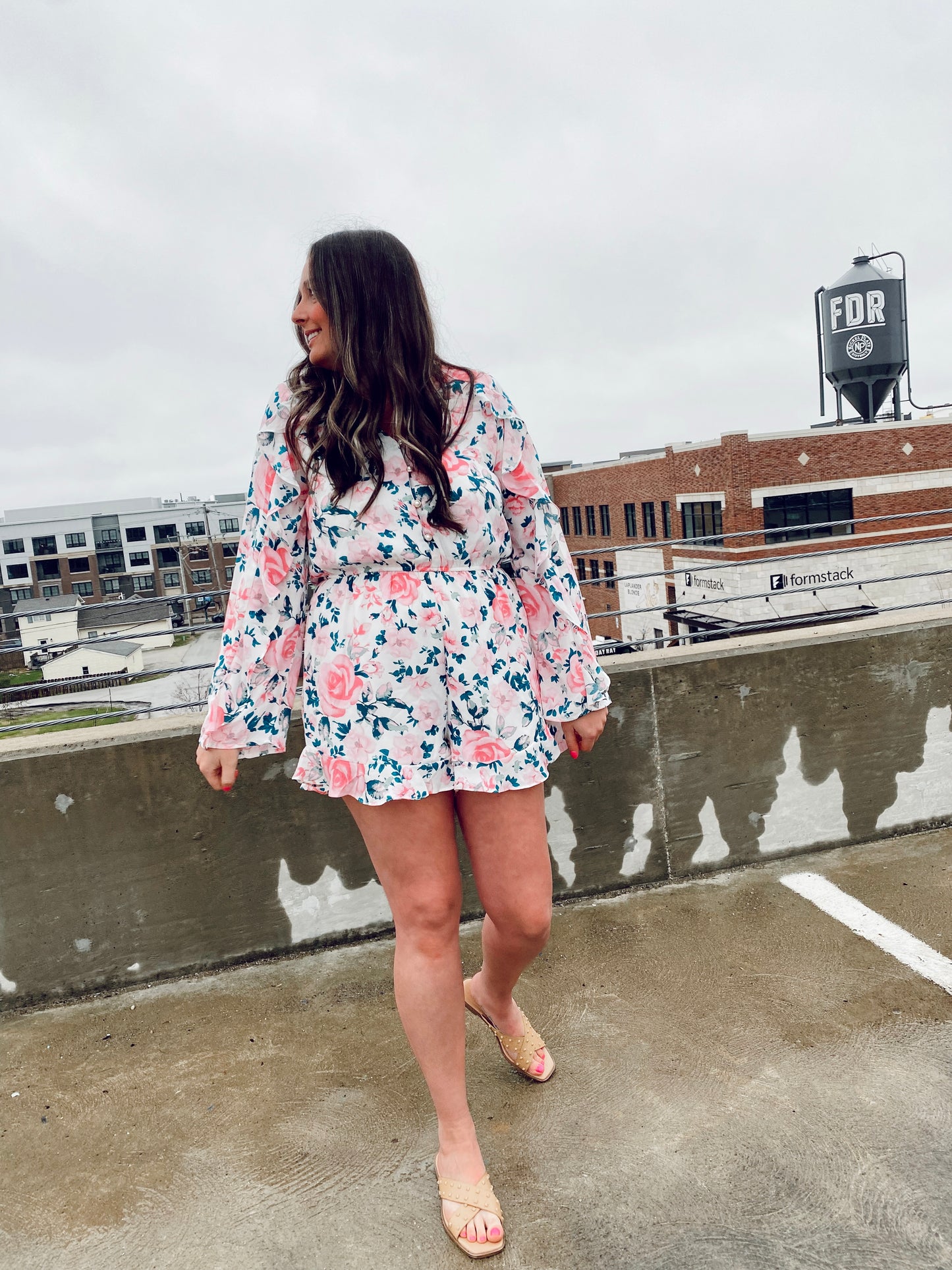 Pastel Floral Romper
