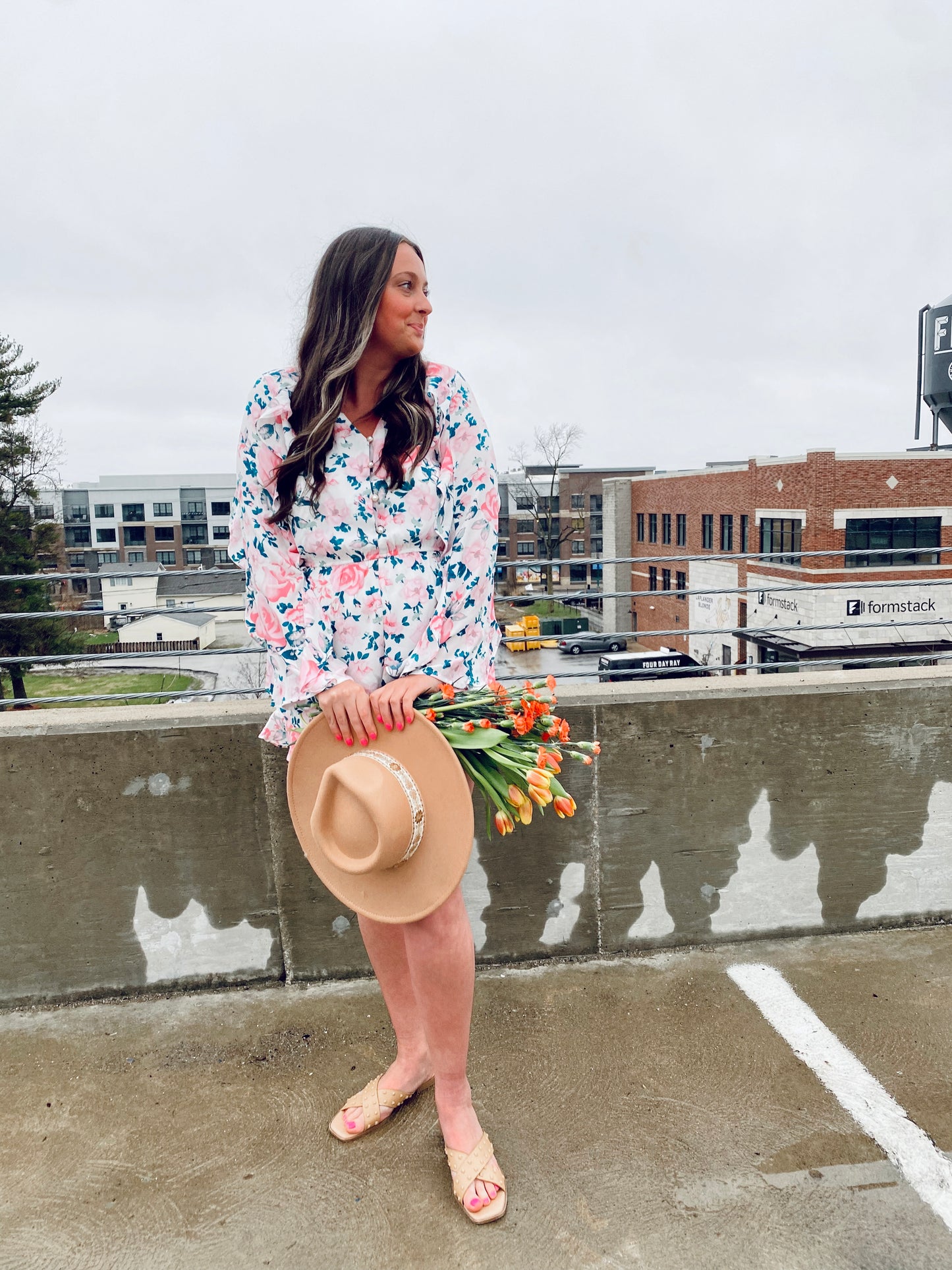 Pastel Floral Romper