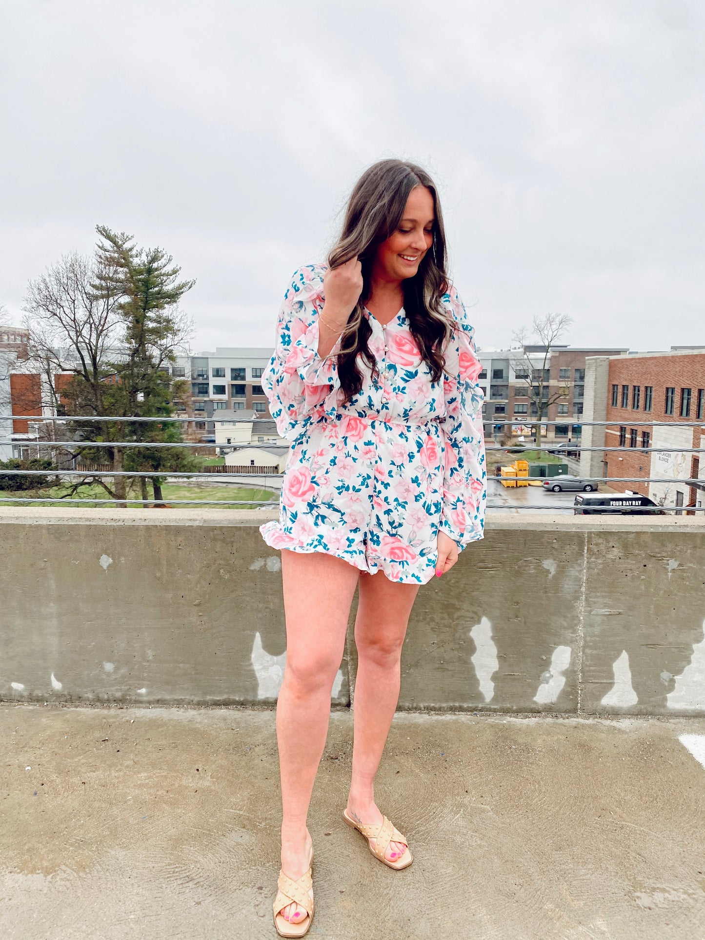 Pastel Floral Romper