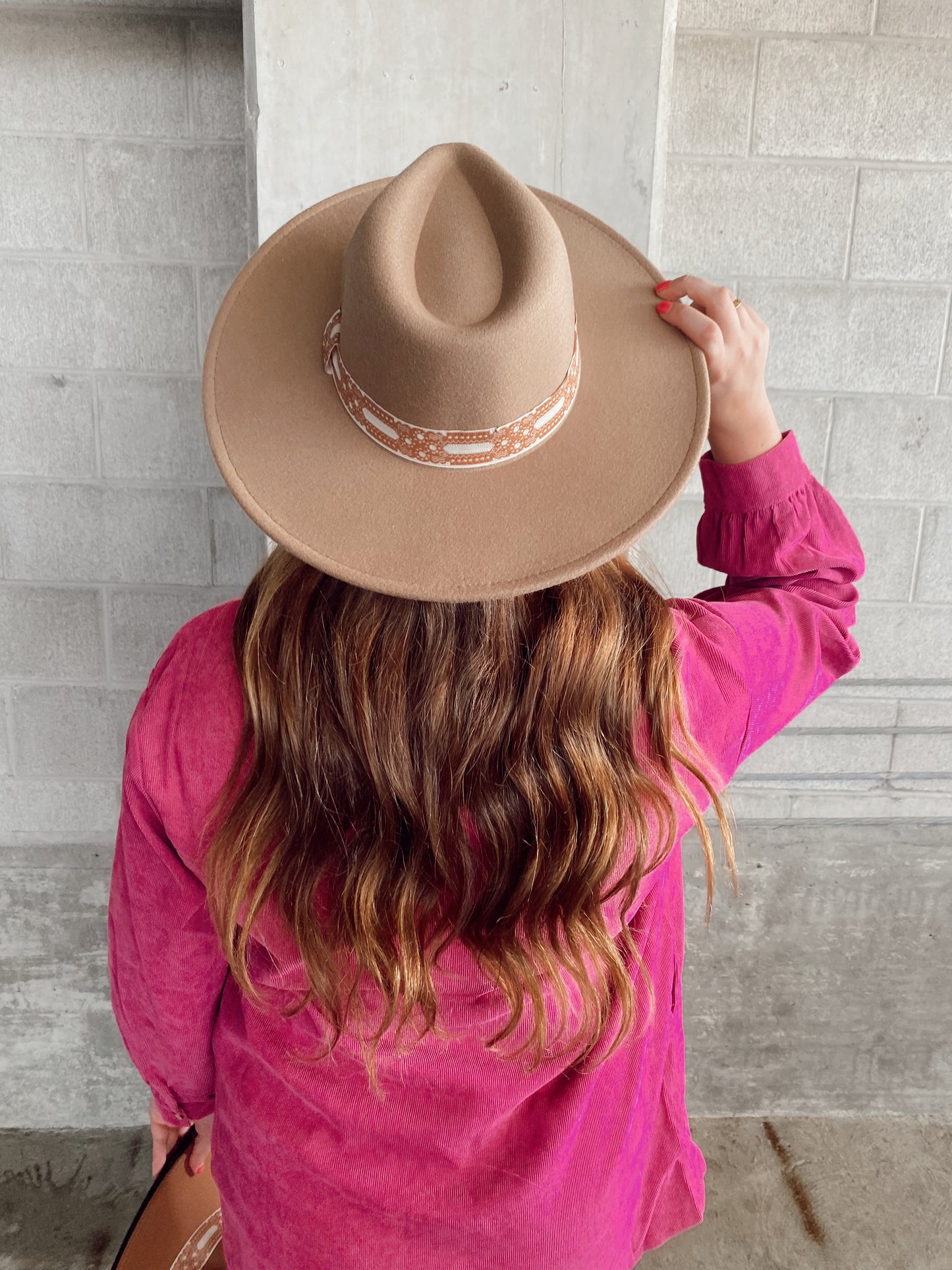 Felt Wide Brim Hat
