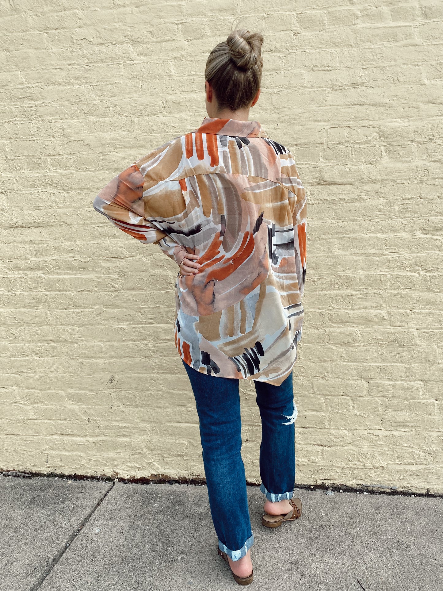 Terra Cotta Lightweight Button Down
