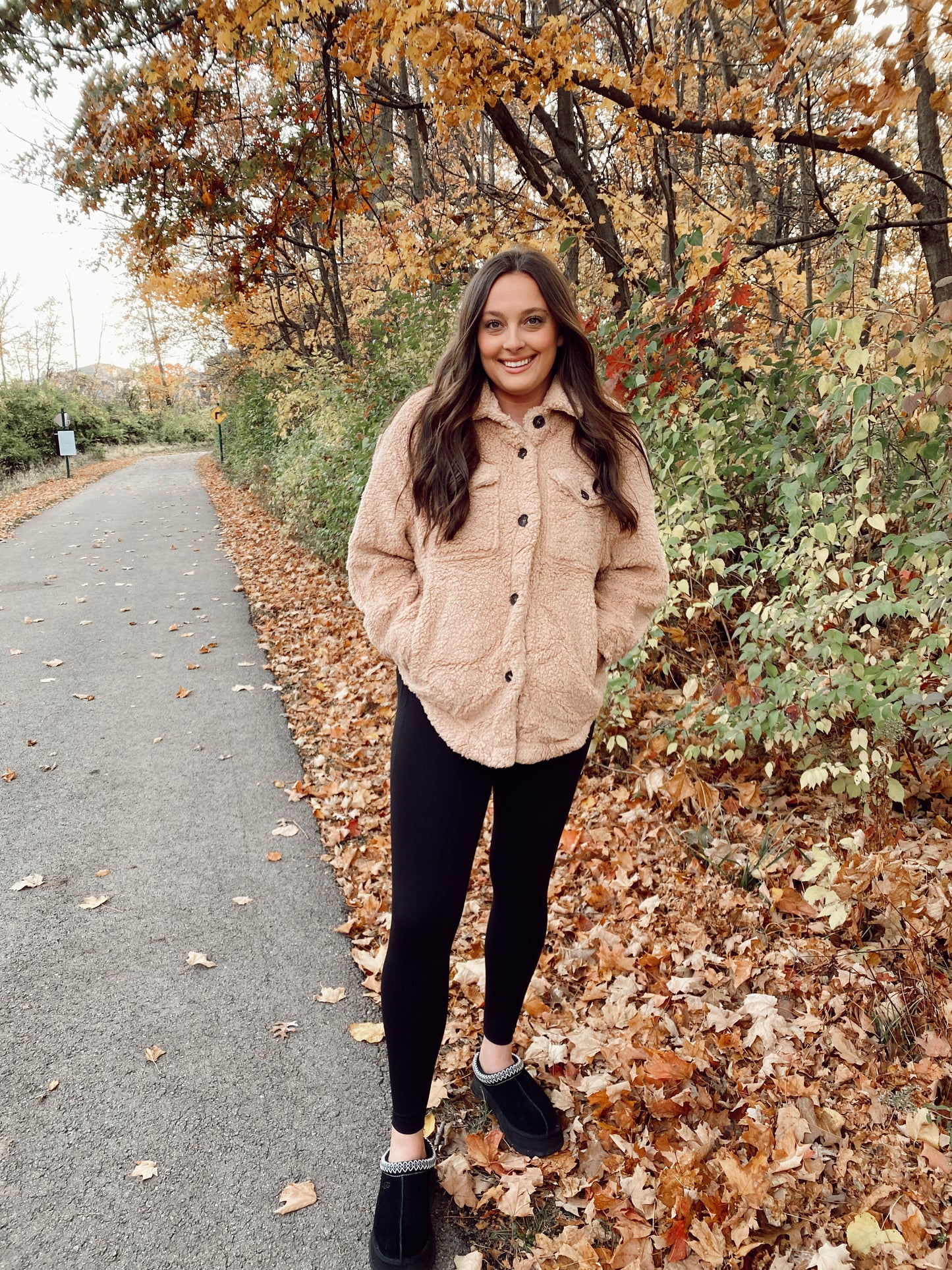 Teddy Button Up Shacket