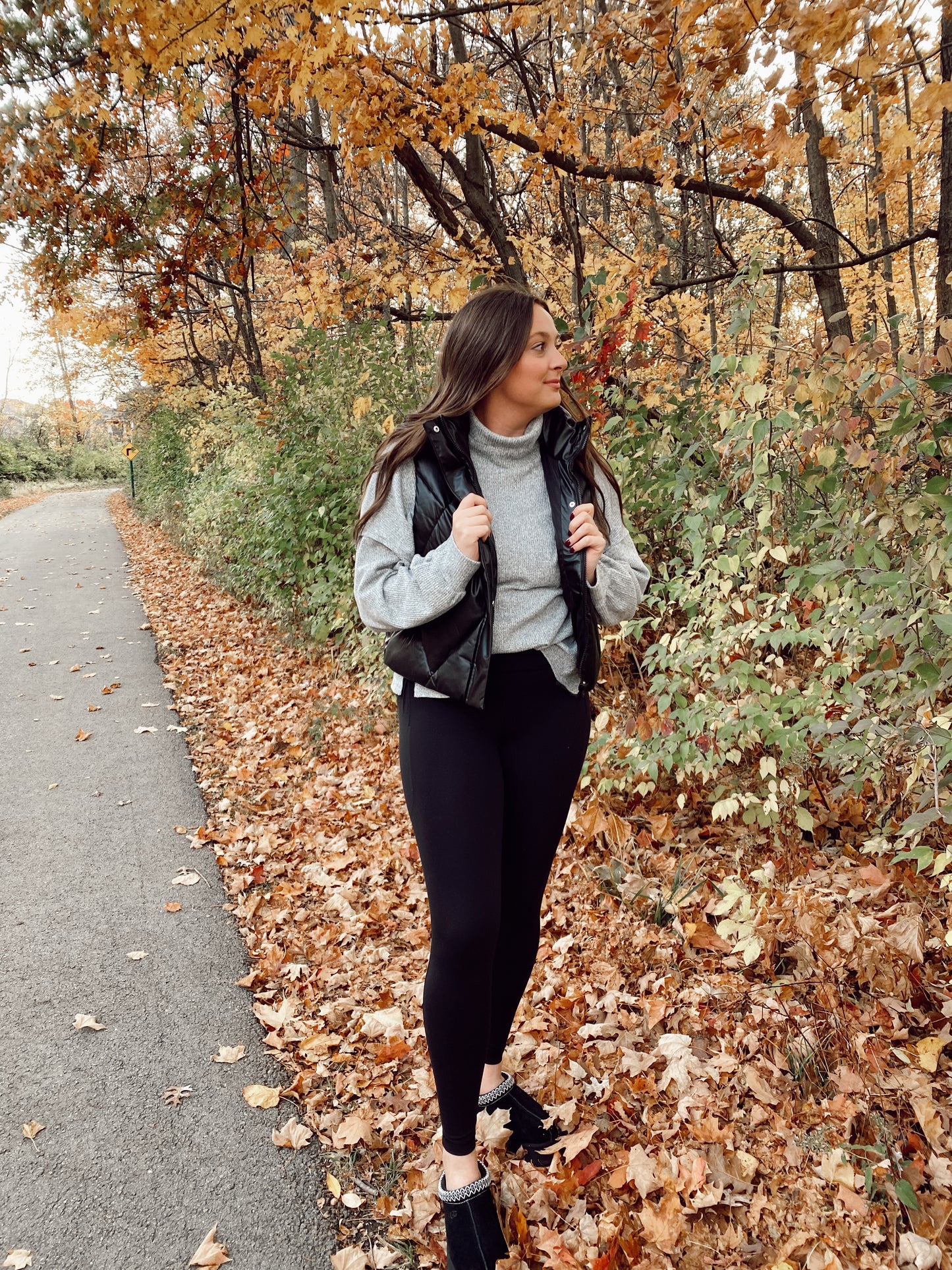 Black Puffer Vest