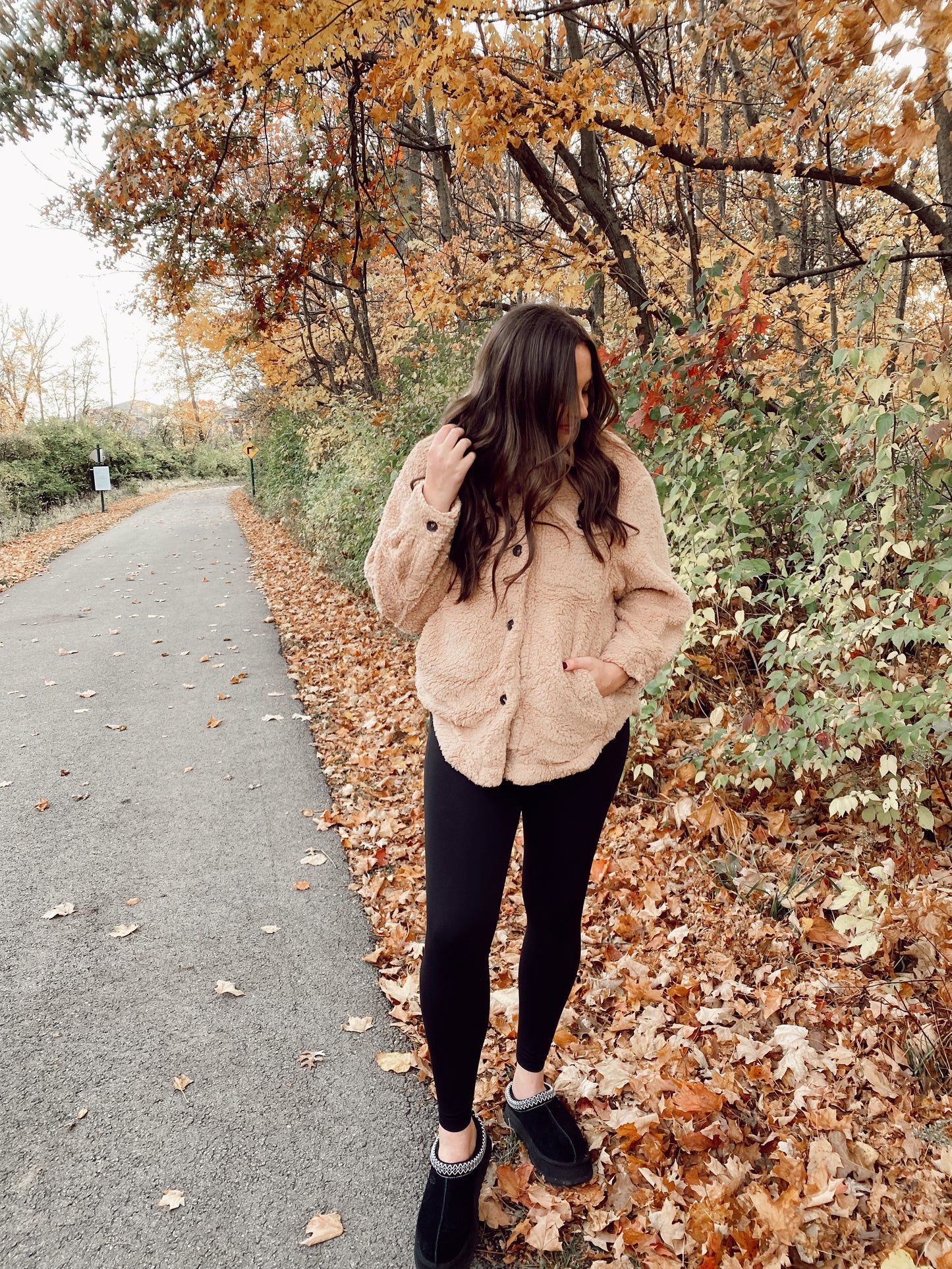 Teddy Button Up Shacket