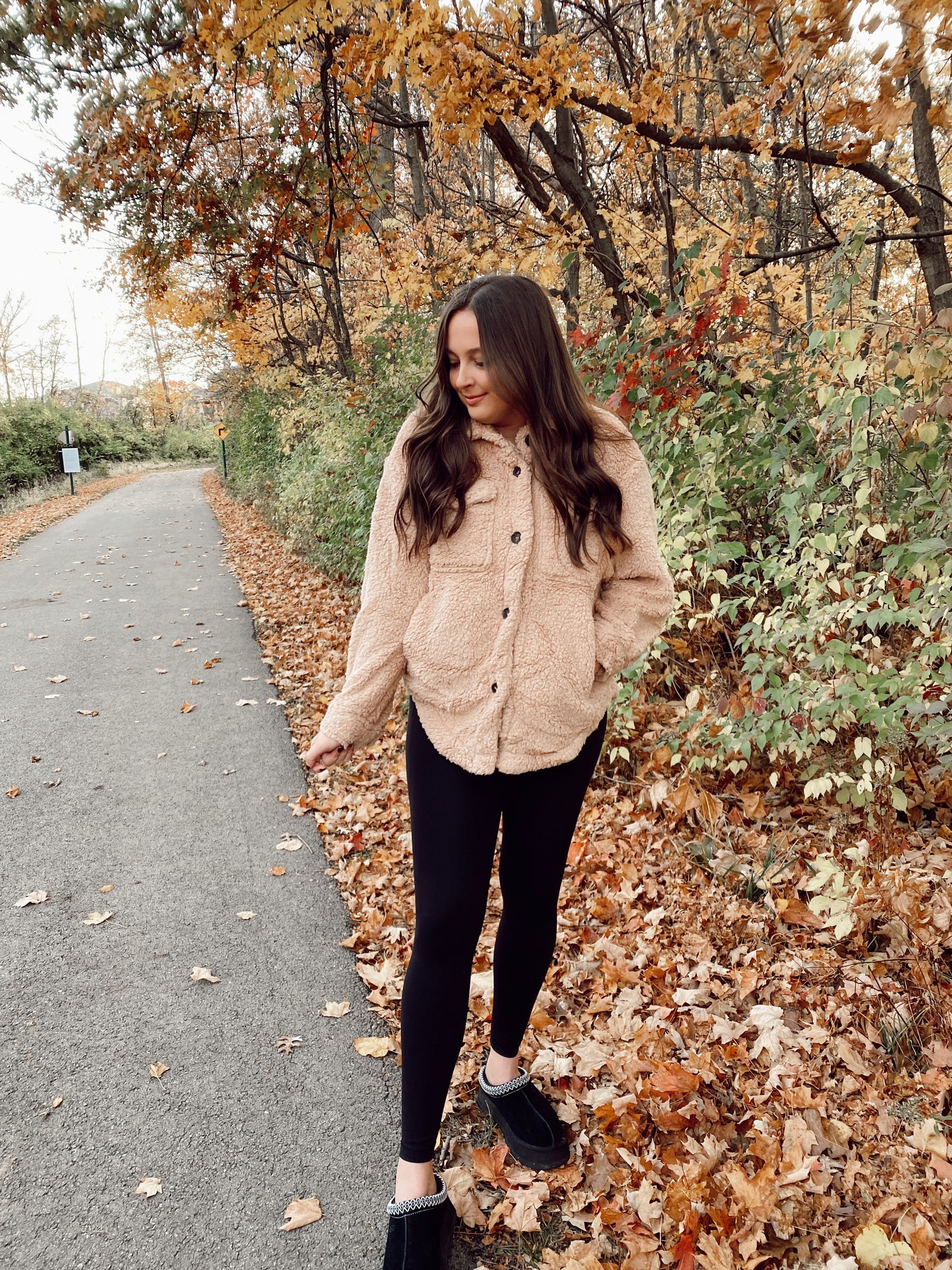 Teddy Button Up Shacket