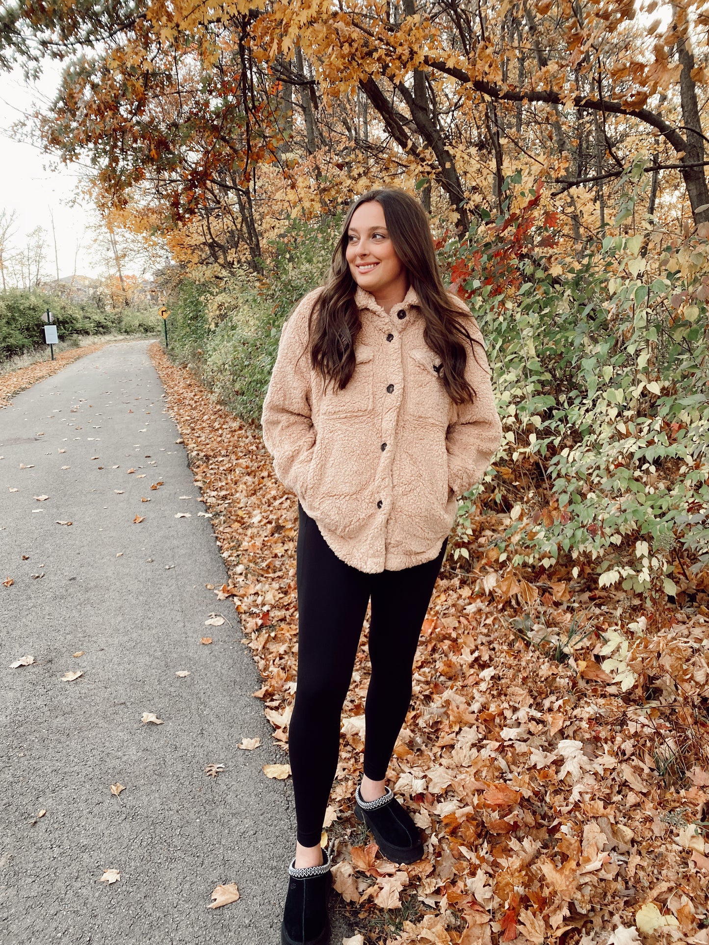 Teddy Button Up Shacket