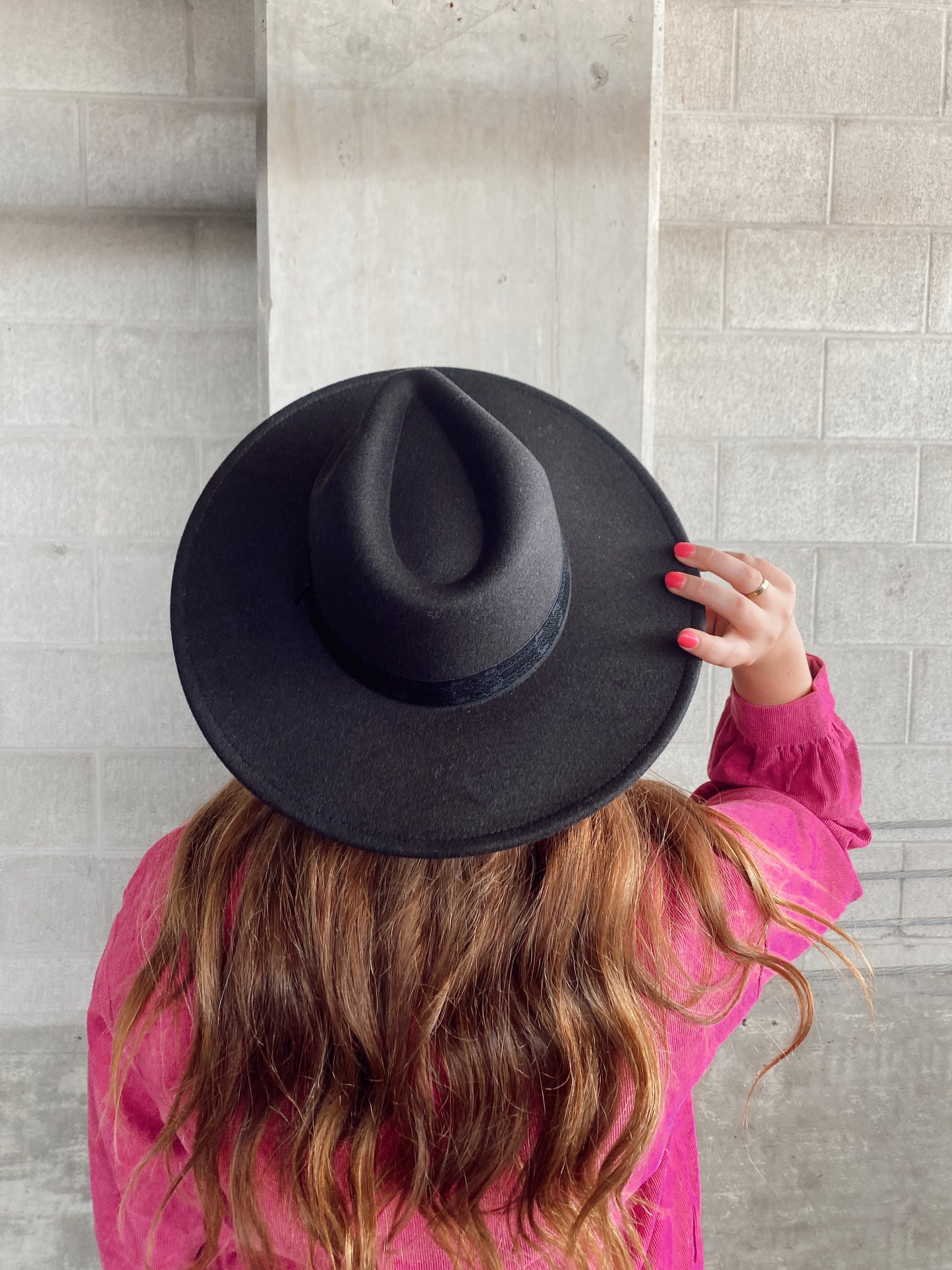Felt Wide Brim Hat