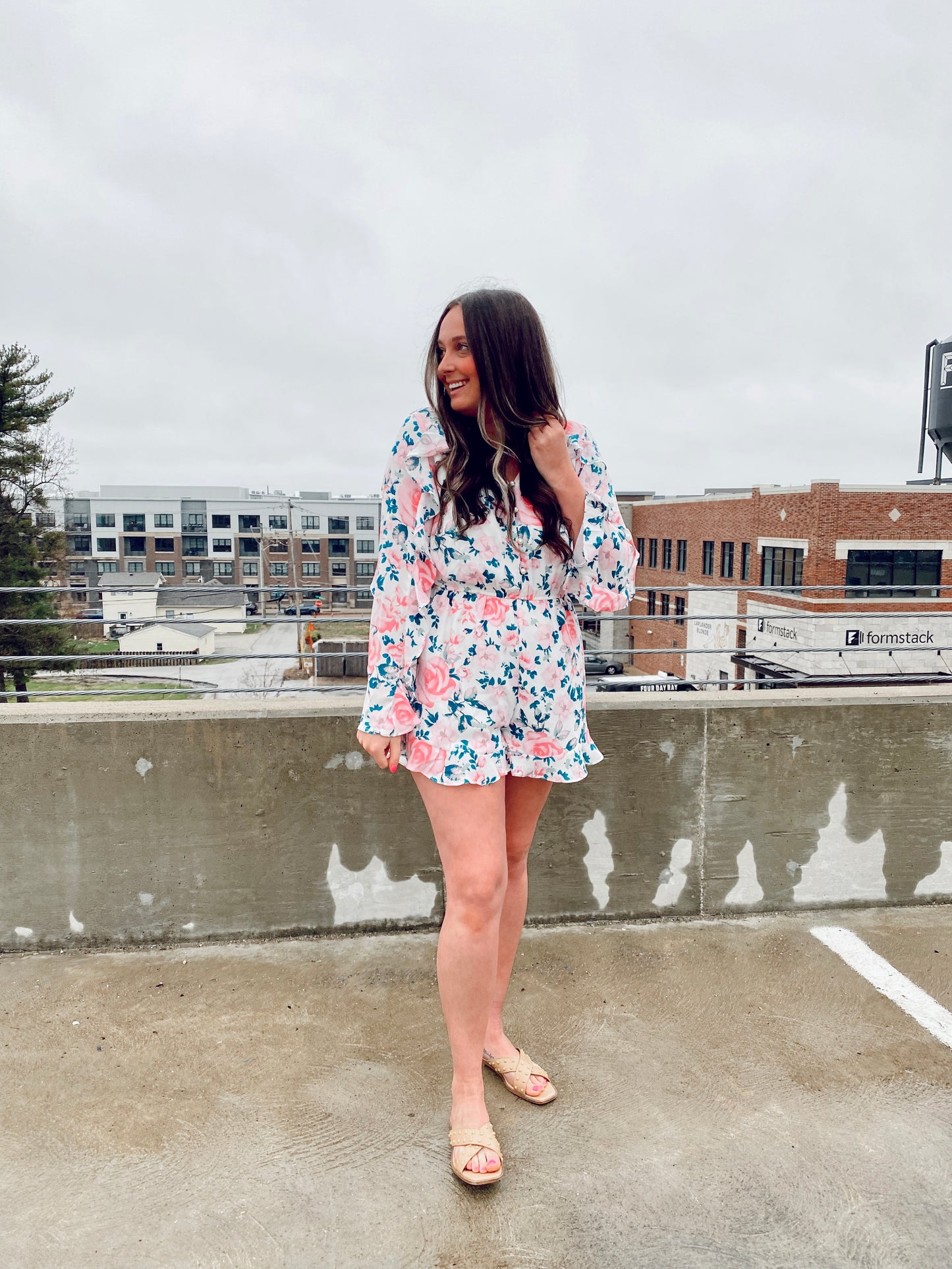 Pastel Floral Romper