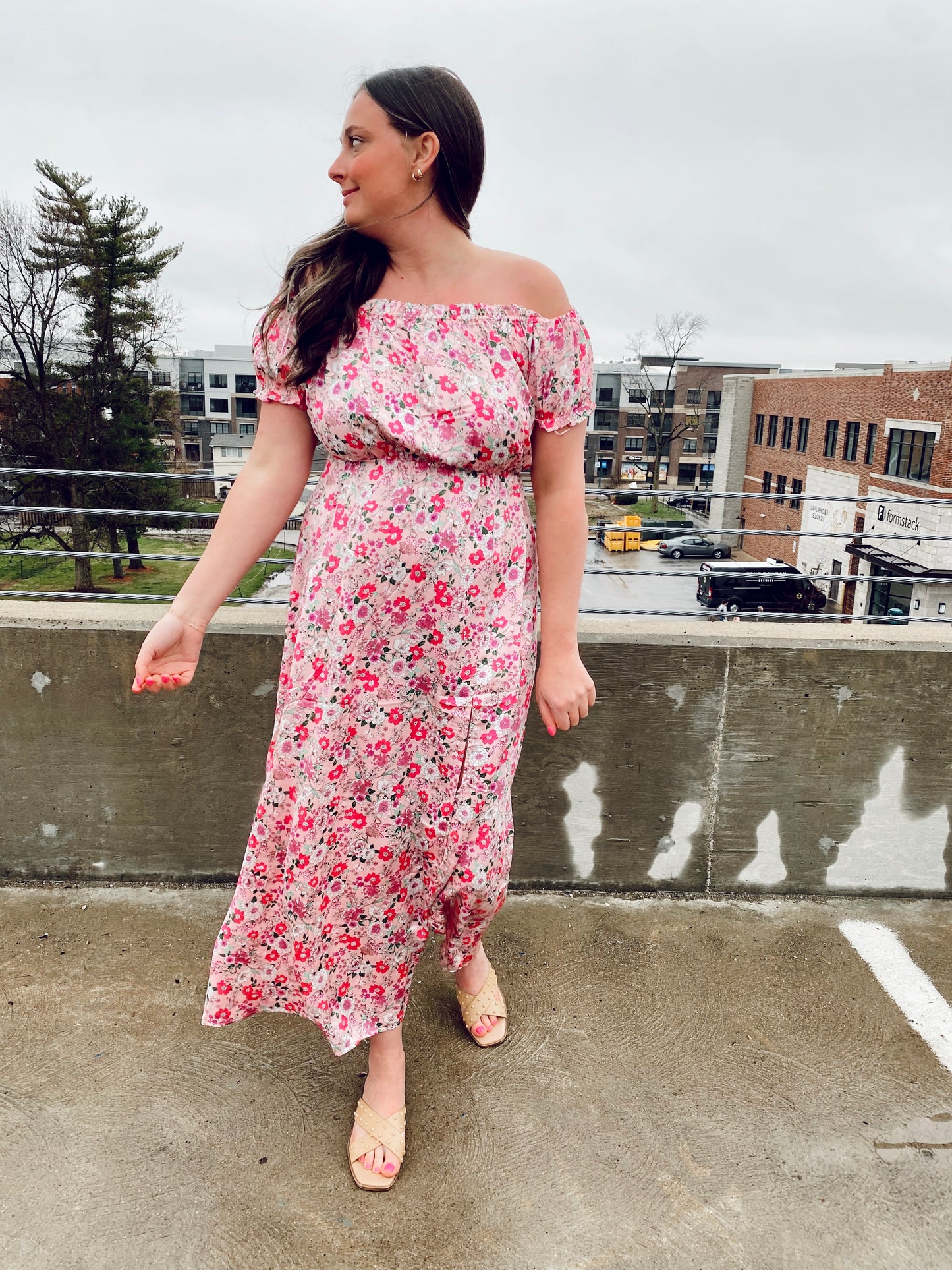Blossoming Floral Maxi Dress