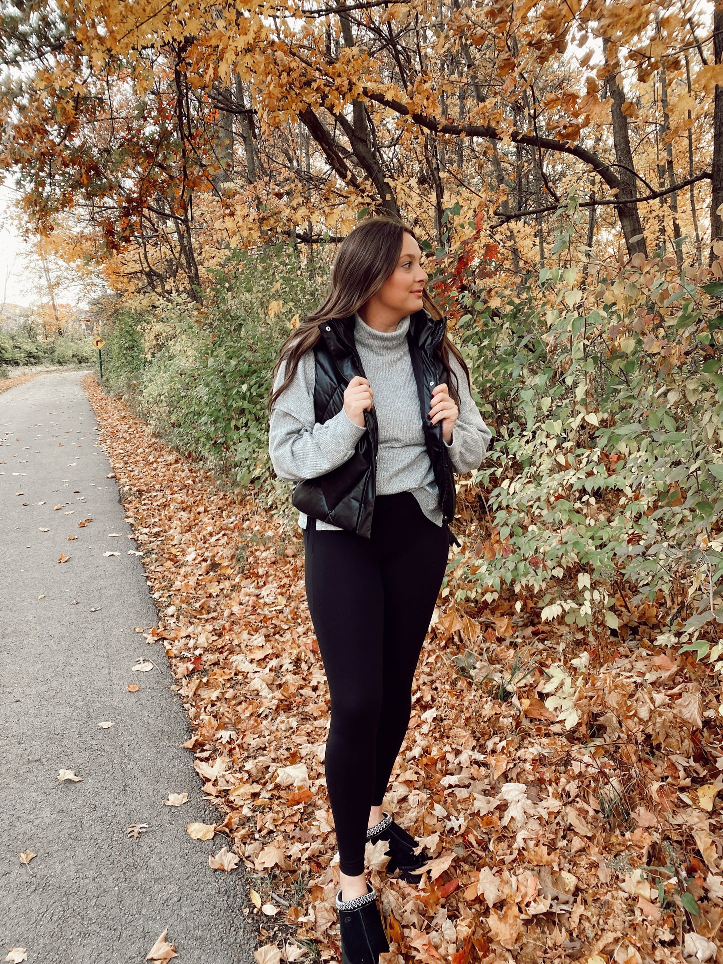 Black Puffer Vest