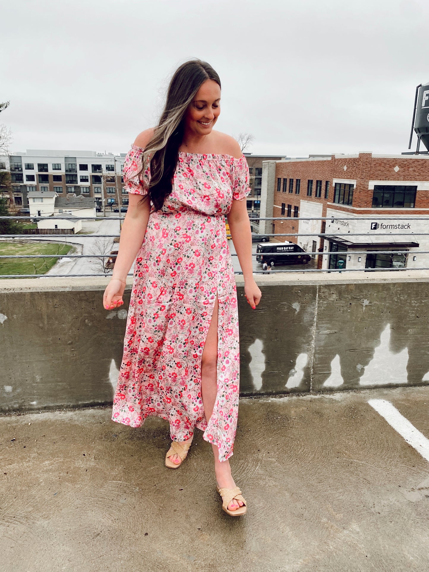 Blossoming Floral Maxi Dress