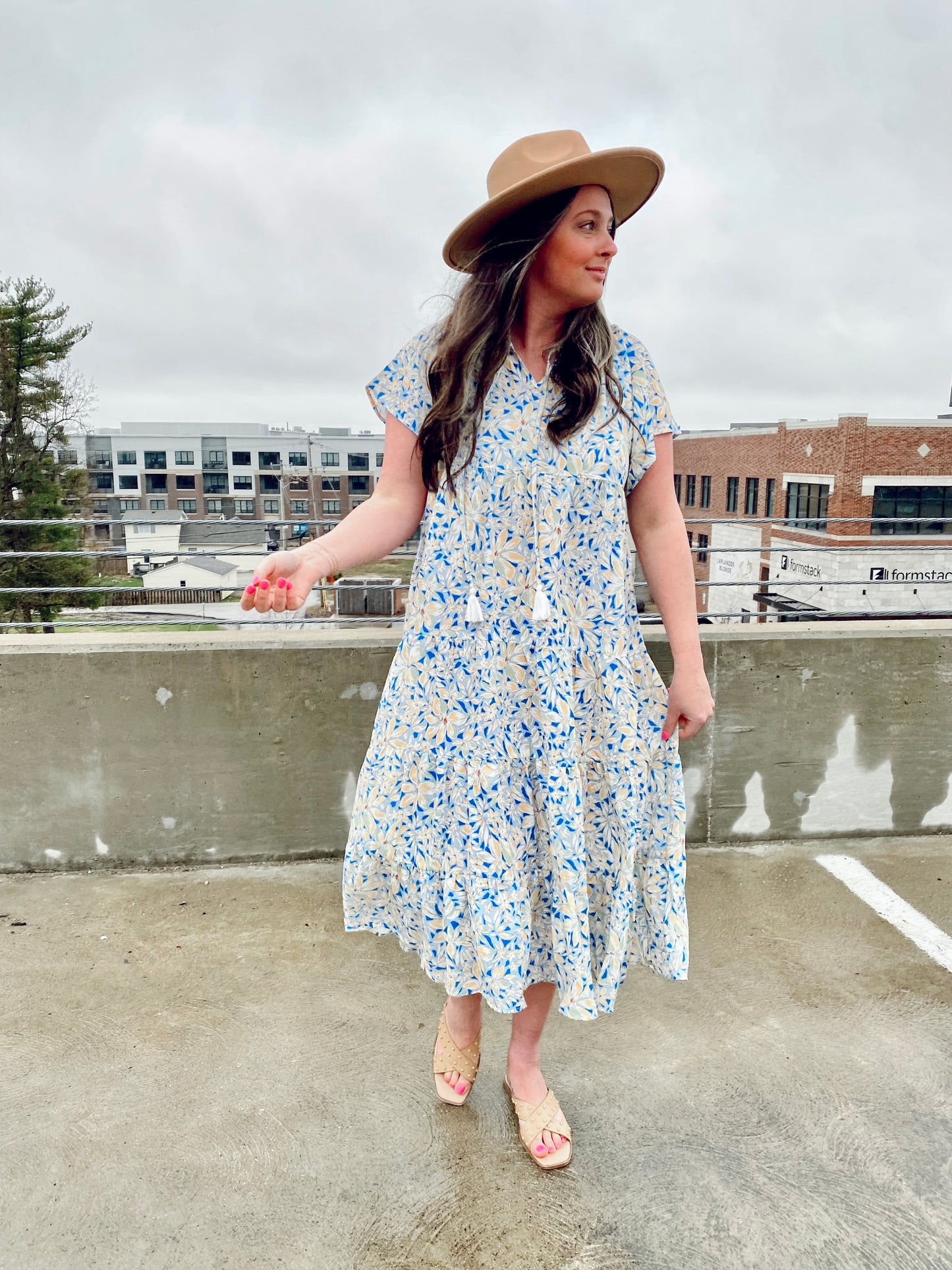 Lemon Breeze Maxi Dress