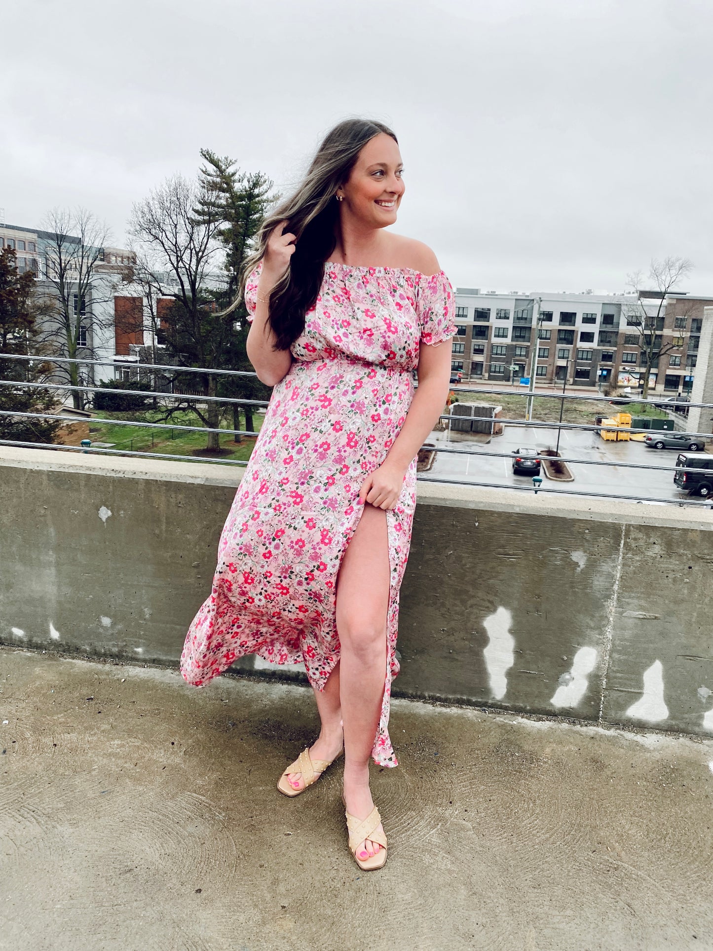 Blossoming Floral Maxi Dress