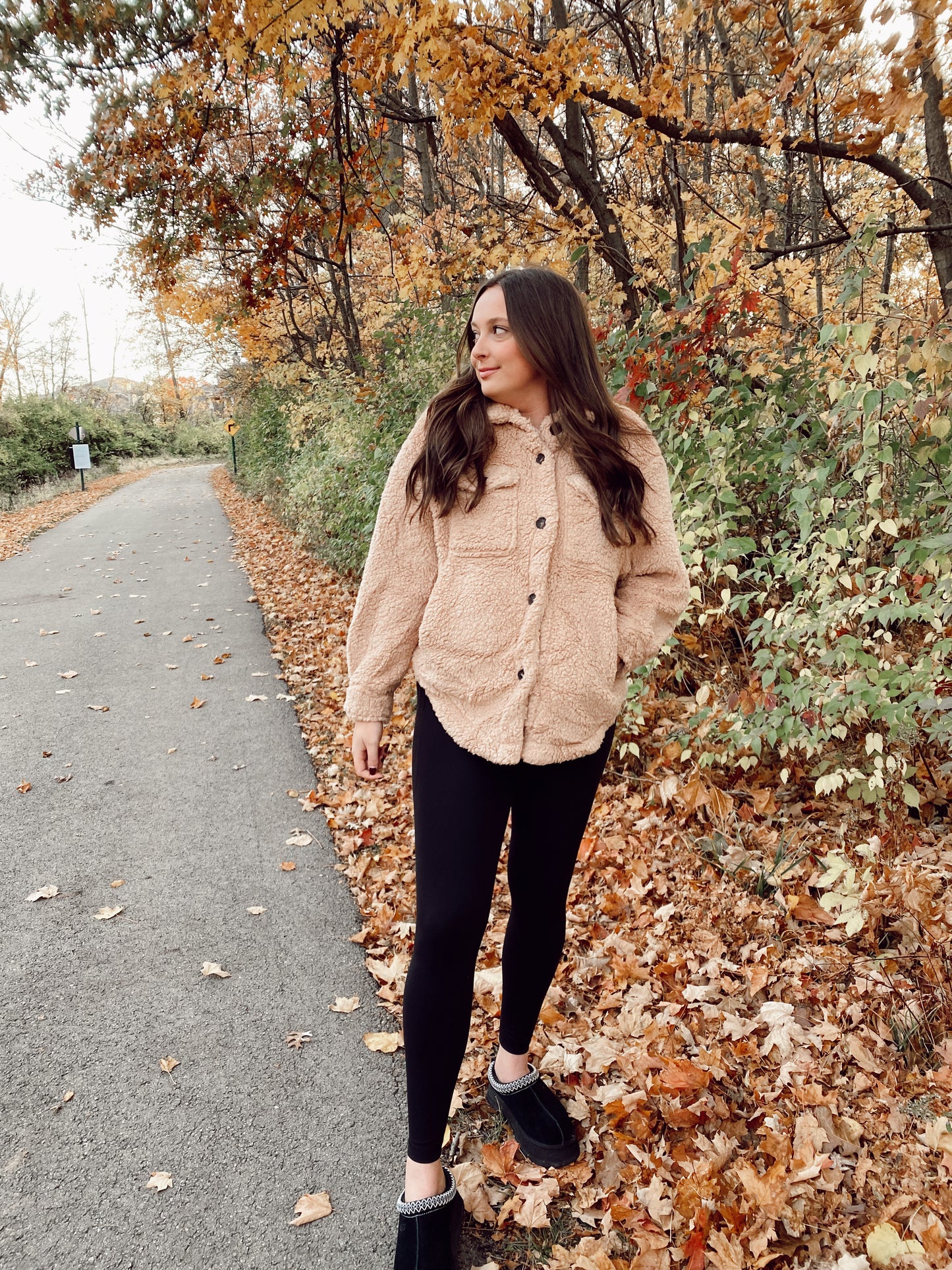 Teddy Button Up Shacket