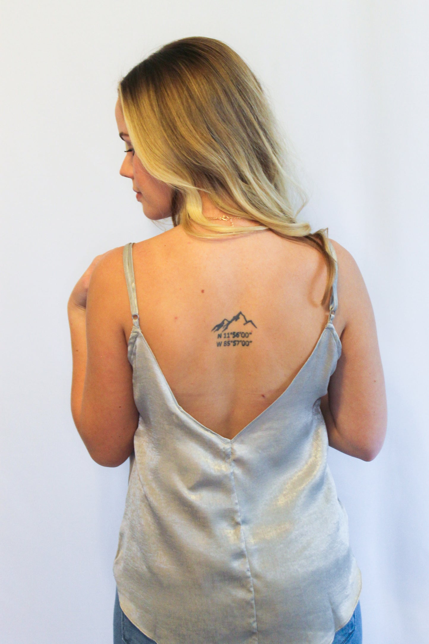 Light Grey Lace Tank