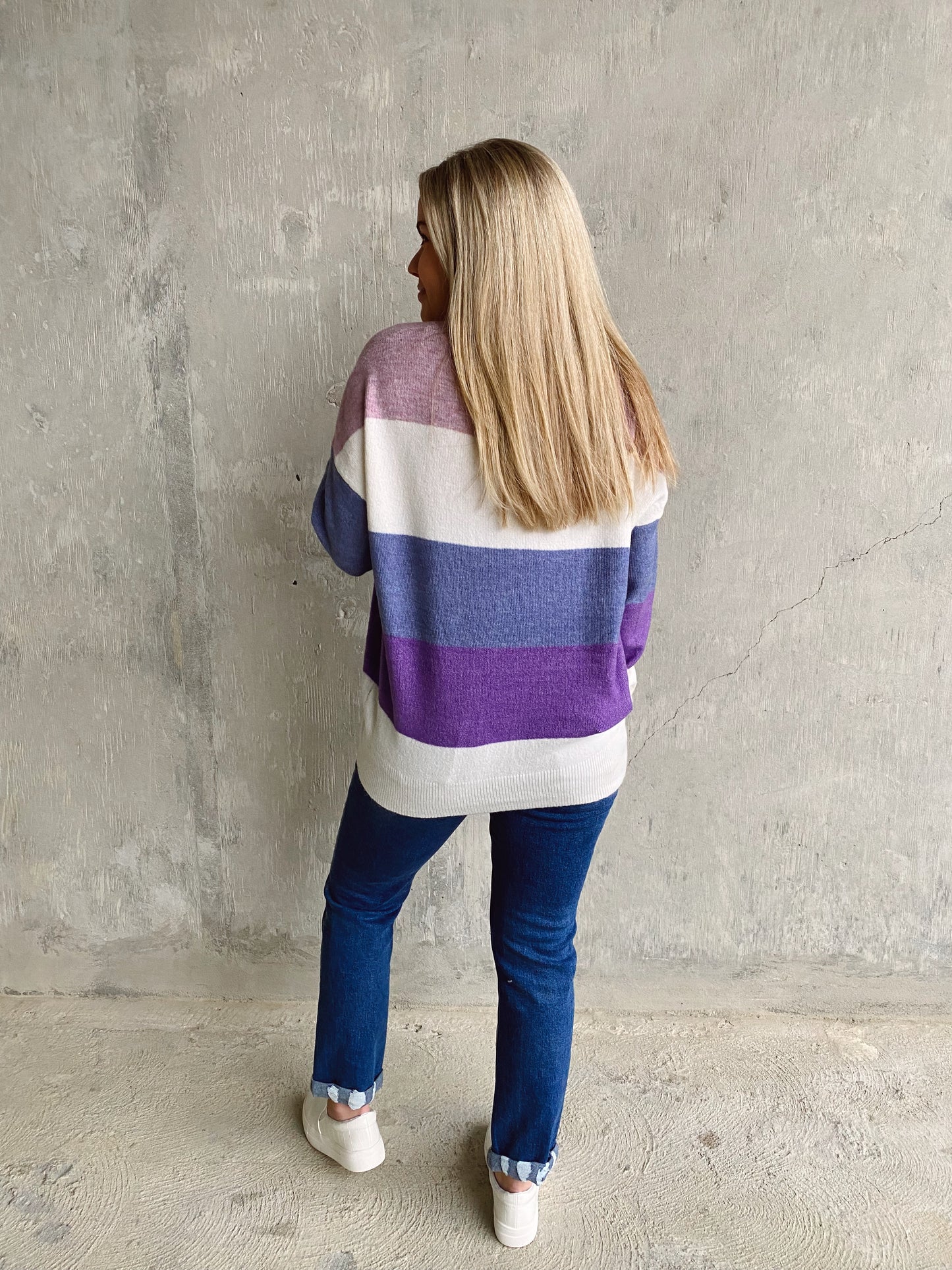 Multi Color Knit Sweater
