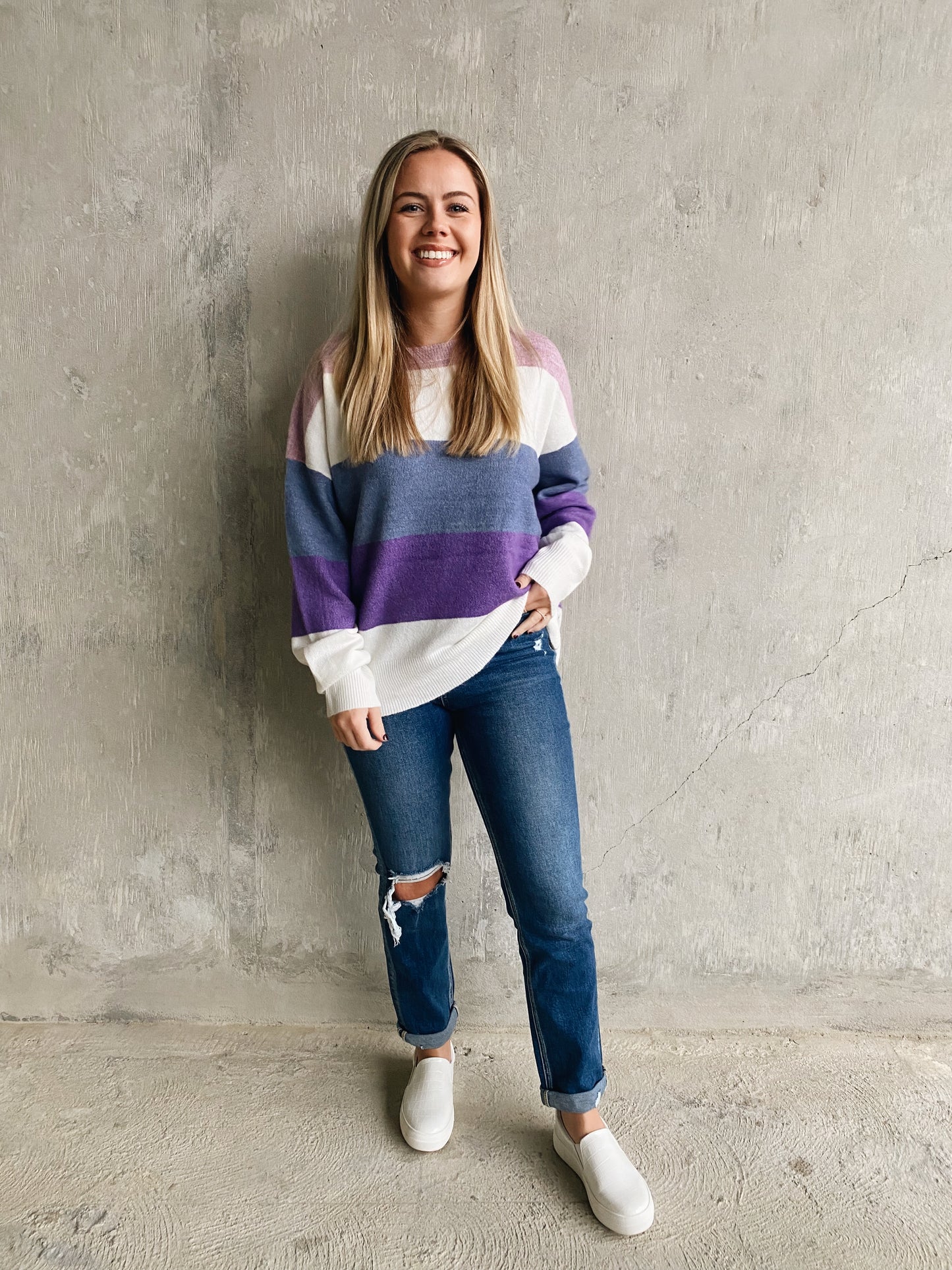 Multi Color Knit Sweater
