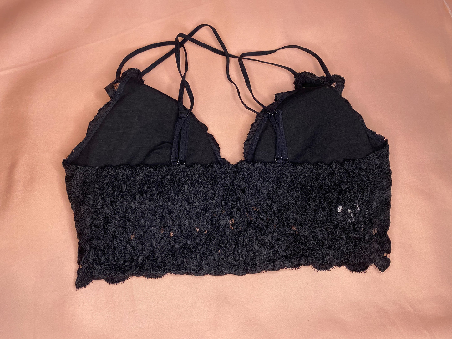 Lace Bralette-Black