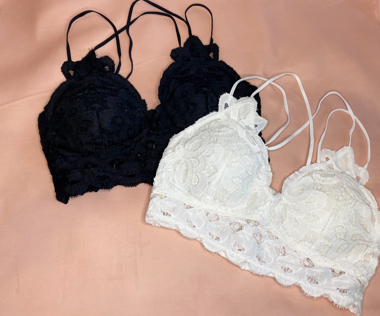 Lace Bralette-Black