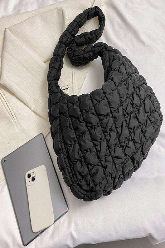 Puff Quilted Crossbody Shoulder Bag