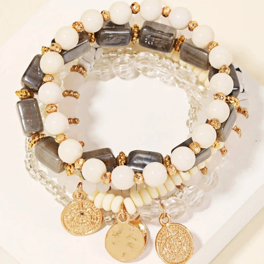 Assorted Beaded Style Bracelet Set
