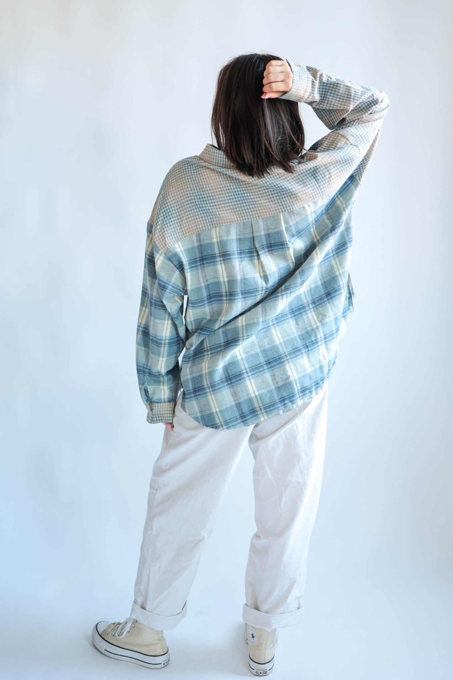 Baby Blues Flannel Top