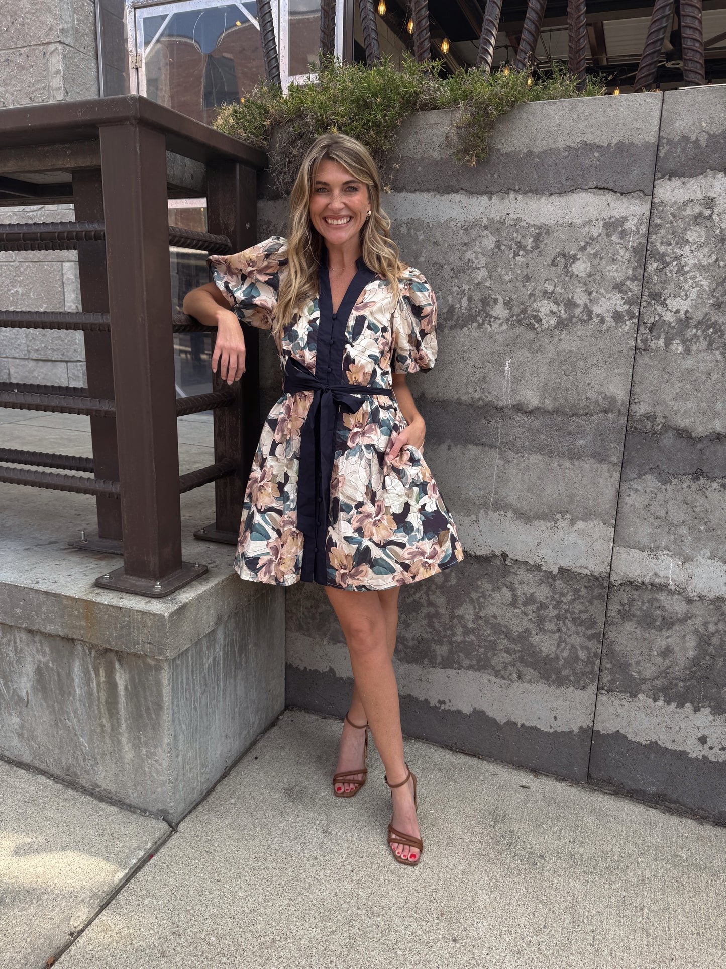 Midnight Magnolia Dress