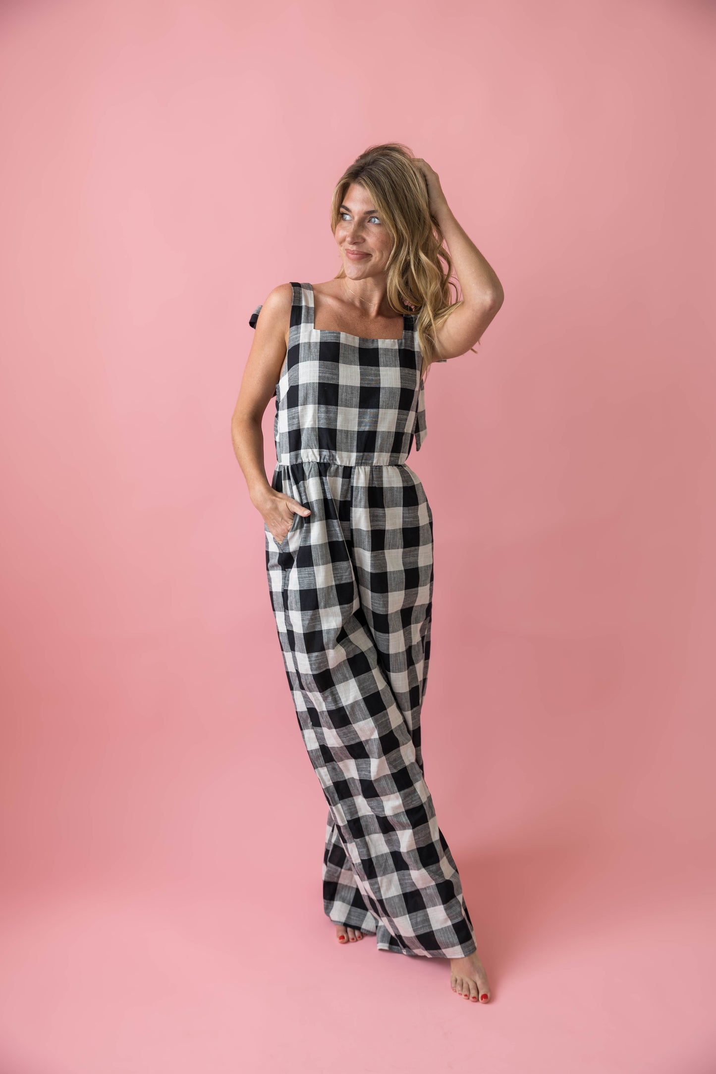 Checkmate Wide-Leg Jumpsuit