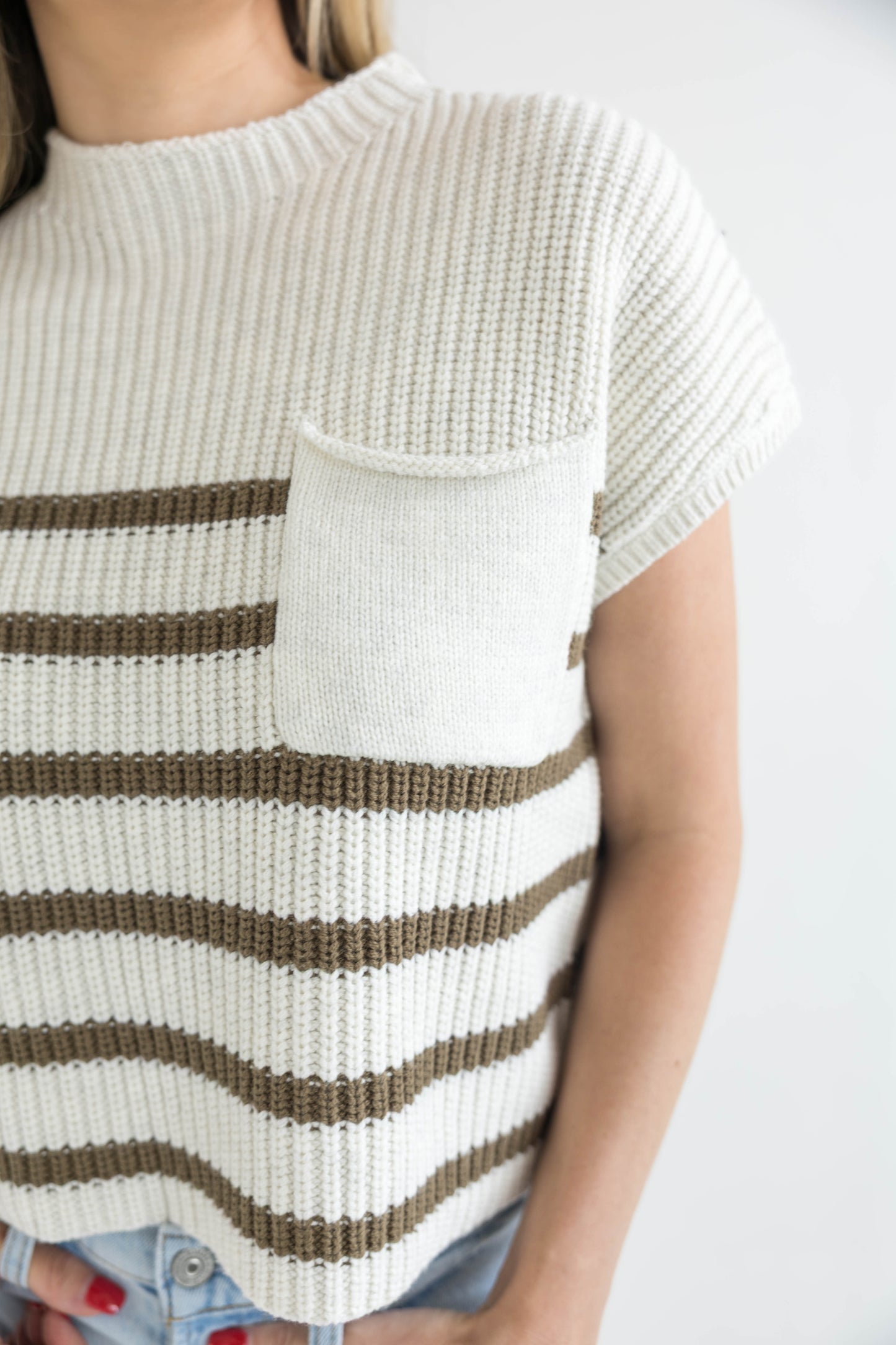The Harper Striped Knit Top