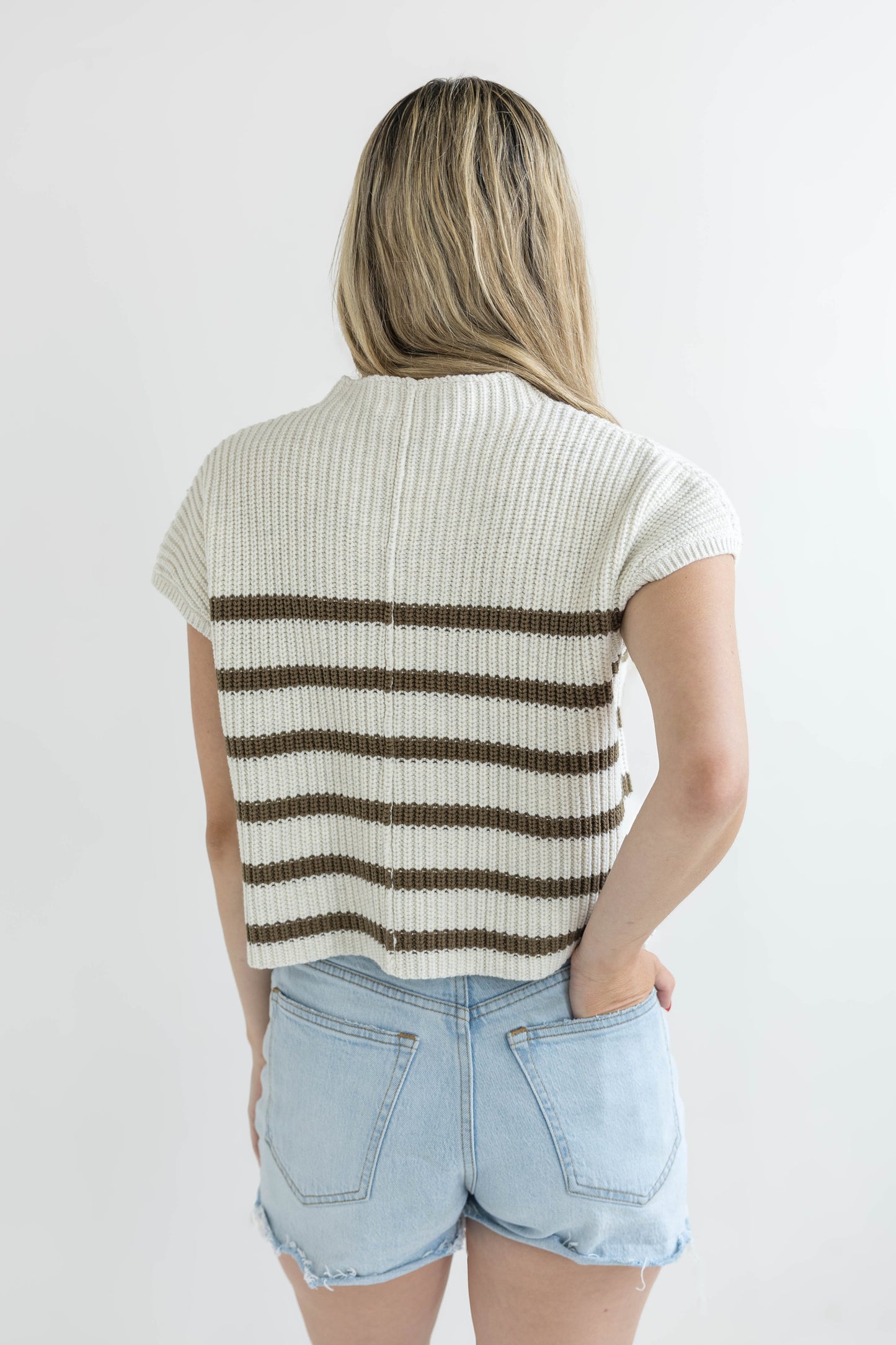 The Harper Striped Knit Top