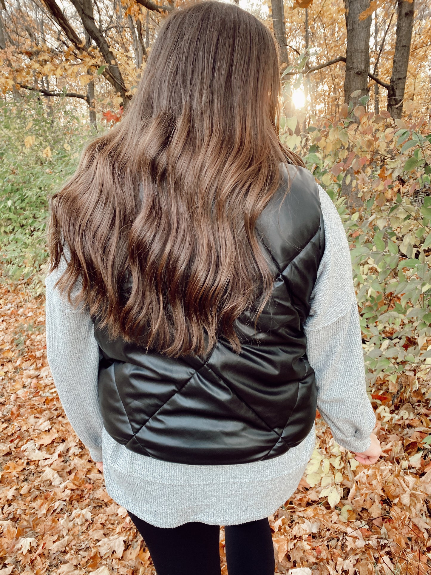 Black Puffer Vest