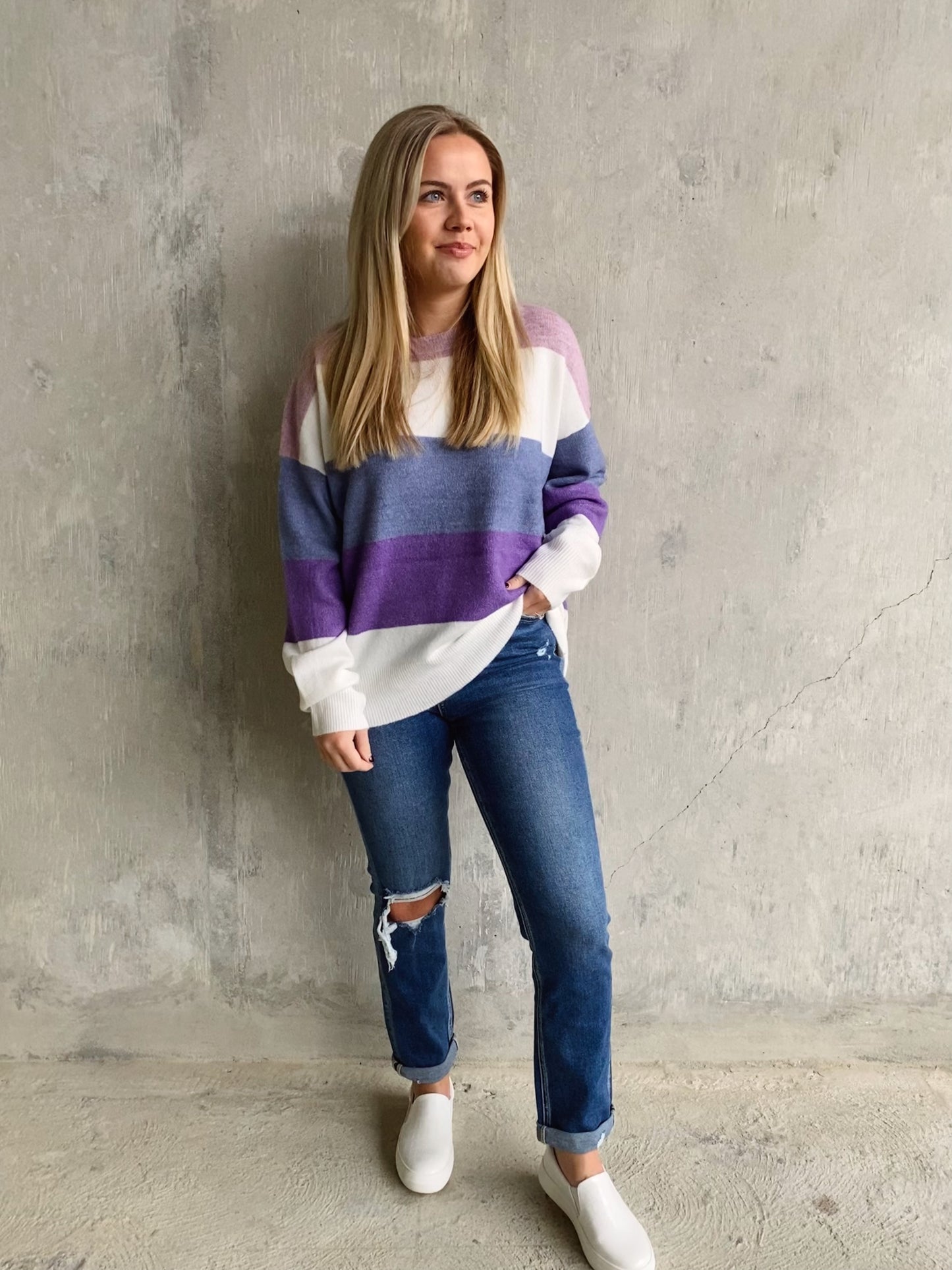 Multi Color Knit Sweater